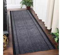 IMPERIAL STUDIOS Carpet Hallway Runner Anti Slip Entrance Matting Kitchen & Living Room Sturdy Washable & Lightweight Custom Length Narrow Rug Runner Non-Slip Rubber (9 Ft, Ballina)