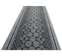 IMPERIAL STUDIOS Carpet Hallway Runner Anti Slip Entrance Matting Kitchen & Living Room Sturdy Washable & Lightweight Custom Length Narrow Rug Runner Non-Slip Rubber (6 Ft, Pembridge)