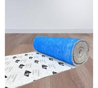 IMPERIAL STUDIOS Carpet Underlay - 10m² PU Memory Foam, 12mm Thick - Anti-Skid Gripper - Soft Cushioned Underlayment for Carpets - Heat & Sound Insulation - Blue