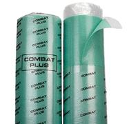 Imperial Studios Green Combat Laminate Underlay 3mm Acoustic Underlay for Wood or Laminate Flooring Barrier Plus Underlay Comfort Damp Proof Membrane (Roll Dimension: 15?)