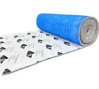 IMPERIAL STUDIOS Luxury Carpet Underlay Roll - 12mm Thick PU Foam Underlayment with Non-Skid Gripper - 15m² Durable Cushioned Insulation for Carpeted Floors - Thermal & Sound Control - Blue