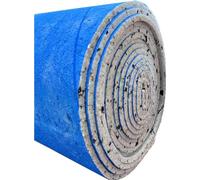 IMPERIAL STUDIOS Premium Underlay for Carpets - 5m2 Roll of Foam Cushioning, 12mm Thick - Anti-Slip Carpet Gripper for Living Areas & Bedrooms - Noise Reducing, Heat Insulated Underlayment- Blue Color