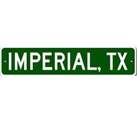 Imperial, Texas Metal Wall Decor City Limit Sign
