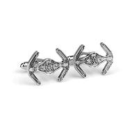 Imperial Tie Fighter Silver Cosplay Cufflinks