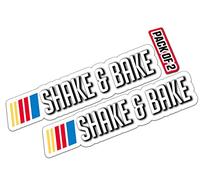 Imperial Vibes | Shake and Bake Funny Car Decal Funny Sticker Car Truck Van SUV Window Wall Cup Laptop Tumbler 2Pack 4 inches -Imp 24