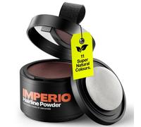 IMPERIO Root Touch Up Powder - Hairline Powder for Women and Men, Waterproof Root Touch Up to Cover Roots - Super natural Colours - 4g (Dark Red)