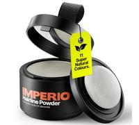 IMPERIO Root Touch Up Powder - Hairline Powder for Women and Men, Waterproof Root Touch Up to Cover Roots - Super natural Colours - 4g (Light Grey)