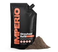 IMPERIO Scattered Hair Refill Pack - 110 g Refill Bag with Premium Pouring Hair - Sustainable Refill Pack with Practical Closure - Easy to Refill the Hair Fibres Tin (Medium Brown, 110 g)