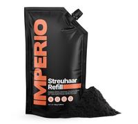 IMPERIO Scattered Hair Refill Pack - 110 g Refill Bag with Premium Pouring Hair - Sustainable Refill Pack with Practical Closure - Easy to Refill the Hair Fibres Tin (Black, 110 g)