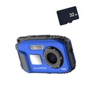 Impermeable Kids Digital Camera Auto Concentration Transducer 720P Picturing for Wilderness Expeditions Permanent Polystyrene Metal Building Kids Waterproof Camera