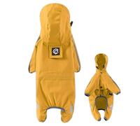 Impermseable For Pets - Reflective Hooded Jacket For Dogs 35cm Lightweight Rain Poncho 4 Legs | Imperable Clothes For Small Medium Large Persian Cats Outdoor Walks