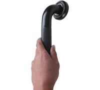 IMPEU 16-inch Textured Grab Bar for Bathtub and Shower, Oil Rubbed Bronze Finish, 1.25-Inch Diameter, Bathroom Toilet Saftey Hand Rail, Wall-Mounted, Great for Towel Holder/Stair Handrail