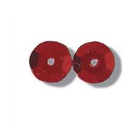 Impex Cup Sequins, 8mm - Red, pk of 160 approx