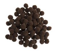 Impex Pom Poms 7mm - Brown, pk of approx 100