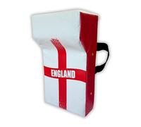 Implay - Rugby Tackle Shield with Top Wedge - England - Professional Grade - Training Equipment - Heavy Duty PVC/High Density Foam - Rugby Gift - 60 x 35 x 12.5cm