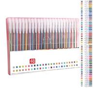 Implementarch Pens, Glitter Gel Pen Set, Iridescent Glitters Gels Ink Pens Set, Gel Marker Sets Colored Pen for Drawing, for Greeting Cards Coloring Books Craft. (48-color)