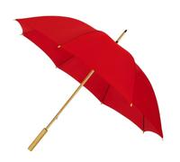 Impliva Red ECO Bamboo Umbrella
