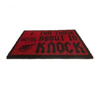 AC/DC For those about to knock Door Mat red black Onesize