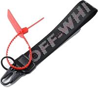 Importados unknown IMPORTUNK OFF Classic Keychain Lanyard for Keys can Hang Key,Wallet,Jeans Decoration cute lanyard nice, Black, Large