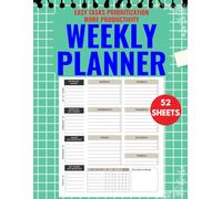 Important and Urgent Priority Weekly Planner Undated To Do List Organizer with 52 Sheets: College & Work, Mean & Women , 8.5 x 11 Inches Cream Paper: ... Easy Task Prioritization | More Productivity