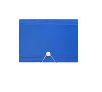 Important Document Folder Accordion File Holder Organizer Expandable Desktop Fashion Expanding for Paperwork(Blue)