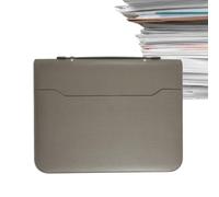 Important Document Folder, Expandable File Folder Organizer | A4 Binder Organizer, PU Leather Receipt Holder with Zipper,Multifunctional Business Organizer,cl