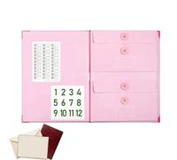 Important Document Money Binder Organizer, If in Case I Die Binder Accordion File Organizer with Labels Pockets for Storing Important Papers, Passports, Photos and Letters