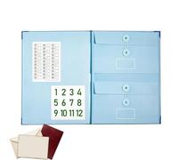 Important Document Money Binder Organizer, If in Case I Die Binder Accordion File Organizer with Labels Pockets for Storing Important Papers, Passports, Photos and Letters