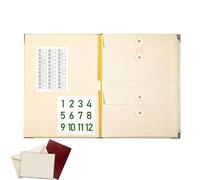 Important Document Money Binder Organizer, If in Case I Die Binder Accordion File Organizer with Labels Pockets for Storing Important Papers, Passports, Photos and Letters