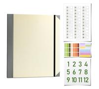 Important Document Organizer Folio Folders with Pockets, in Case I Go Missing Binder, The Folio Document Organizer with Labels for Birth Certificate, Life Binder, Legal Document, Family Document