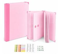 Important Document Organizer - If I Die Binder UK, in Case I Go Missing Binder, Life Book Document Organiser, Life Book Document Organiser with Sticker, Protective File Storage for Work Office School