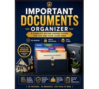 Important Documents Organizer: A Complete Family Records Binder for Secure Record Keeping and Emergency Preparedness