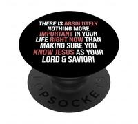 Important Know Jesus As Your Lord And Savior Right Now PopSockets Adhesive PopGrip