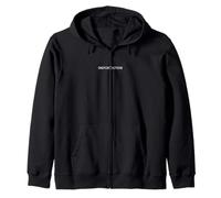 IMPORTATION English Word Apparel Zip Hoodie