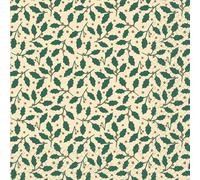 Imposing Stone, Napkins with Holly and Berry Pattern, 33 x 33 cm, Pack of 20, Environmentally Friendly William Morris Style, Paper Napkins, decoupage, William Morris Design