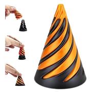 Impossible Cone Fidget Toys, 3D Printed Spiral Cone Toy, Impossible Pyramid Passthrough Sculpture Fidget Toys for Kids and Adults, Desktop Decoration for Home Office Desk