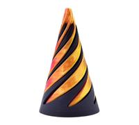 Impossible Cone Fidget Toys, iral Cone Fidget Toy, Pyramid Passthrough Sculpture, Infinity -iral Toys, anxi-ety relief Toy, For Kids Adults Home Desk Decoration, Triangle style
