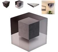 Impossible Corner - Wall Art That Reshapes Reality, Wall Art Optical Illusion Corner Decal, Cube Decoration Removable,Graphic Arts for Living Room Office