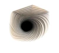 Impossible Corners,3D Wall Art Optical Illusion Corner Wall Decal,Stereoscopic Cubes Sticker,Removable Peel and Stick Decals, Corners for Living Room,Gallery Space,Home Decor Peel (E)