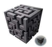 Impossible Corners, 3D Wall Art Optical Illusion Decal, Transform Living Rooms and Offices with Spatial Perception Shift, Modern Geometric Wall Sticker for Creative Interior Design