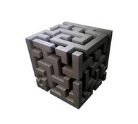 Impossible Corners Wall Art, 3D Optical Illusion Wall Art for Spatial Illusion, Impossible Corners Reshapes Reality Stereoscopic Cube Sticker, for Living Room, Office Home Decor
