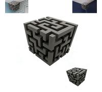 Impossible Corners,Wall Art That Reshapes Reality,3D Optical Illusion Corner Wall Decal,Geometric Cube Walls Art,Stereoscopic Cube Sticker,Stick Graphic for Living Room,Office,Gallery Home Decor Peel