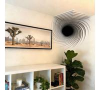 Impossible Corners-Wall Art That Reshapes Reality,3D Optical Illusion Corner Wall Decal,Removable Peel and Stick Geometric Cube Wall Art Modern Abstract Illusion Decor for Living Room Gallery (#6)