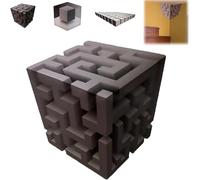 Impossible Corners - Wall Art That Reshapes Reality, 3D Optical Illusion Corner Wall Decal, Unique Peel Stick Wall Stickers for Spatial Illusion & Perceptual Shift, Modern Home Office Decor (#b)