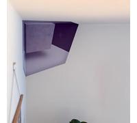 Impossible Corners-Wall Art That Reshapes Reality, 3D Wall Art Illusion Corner Wall Decal, 3D Effect Cube Optical Illusion Art Corner Decal Sticker, Novelty Corners Wall Stick for Home Deco (T)