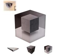 Impossible Corners - Wall Art That Reshapes Reality, 3D Wall Art Illusion Corner Wall Decal, Removable Peel & Stick 3D Cube Graphic | Modern Transformative Decor, Reshape Your Reality (01)