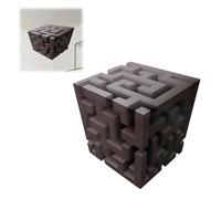 Impossible Corners- Wall Art That Reshapes Reality, 3D Wall Art Illusion Corner Wall Decal, Unique Peel Stick Wall Stickers for Spatial Illusion and Perceptual Shift, Modern Home Office Decor（50*50cm）