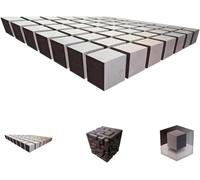 Impossible Corners - Wall Art That Reshapes Reality, 3D Wall Art Optical Illusion Corner Decal Sticker, 3D Effect Cube Modern Home Decor for Living Room, Office, Gallery Space