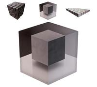 Impossible Corners - Wall Art That Reshapes Reality, 3D Wall Art Optical Illusion Corner Wall Decal, Large Removable Peel and Stick Wall Art That for Living Room, Office, Dorm (#A)