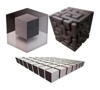 Impossible Corners - Wall Art That Reshapes Reality, 3D Wall Art Optical Illusion Corner Wall Decal, Large Removable Peel and Stick Wall Art That for Living Room, Office, Dorm (Set of 3)